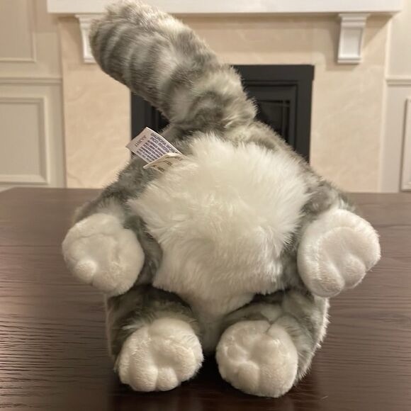 Aurora 10 Inch" Fat Cats Collection Dumpling
Gray Tabby Cat Plush Stuffed Animal - Picture 4 of 5